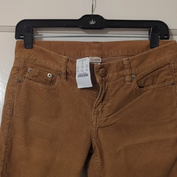 J. Crew Women's Skinny Leg Vintage Matchstick Corduroy Pants in Brown/Tan - Picture 2 of 10